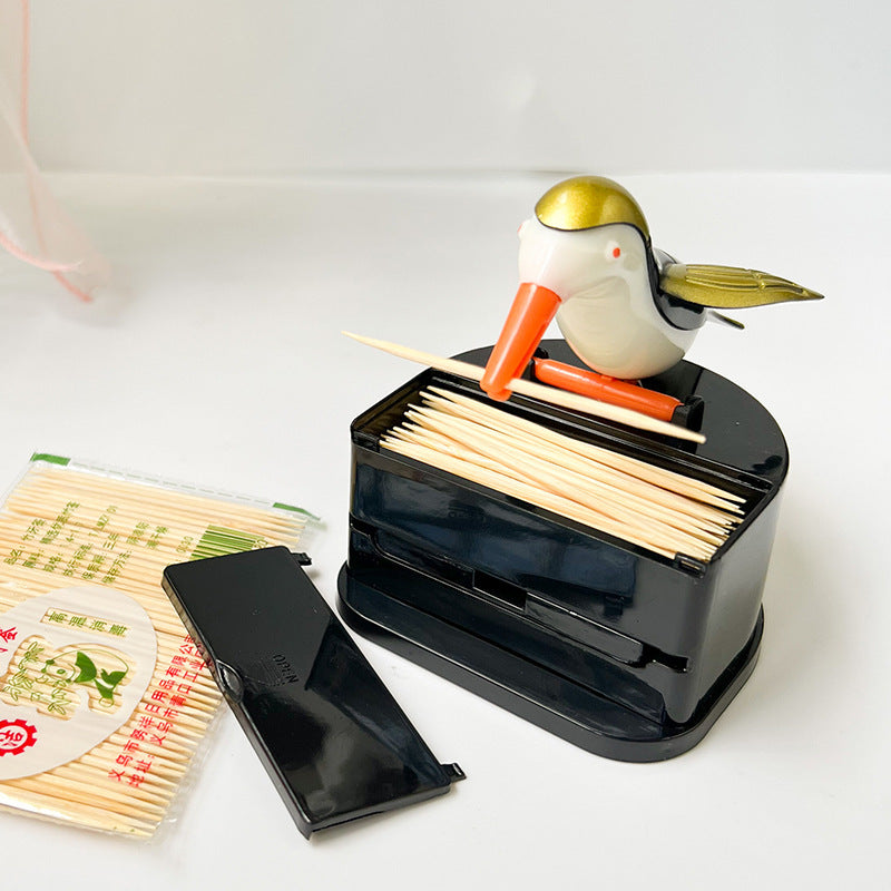 Elevate Your Dining Experience with the Bird Automatic Pop-up Toothpick Box