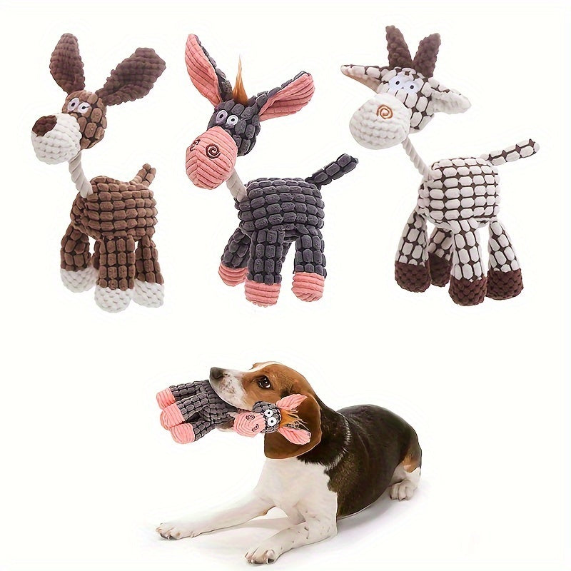 Unleash Fun with Plush Dog Chew Toys That Squeak!