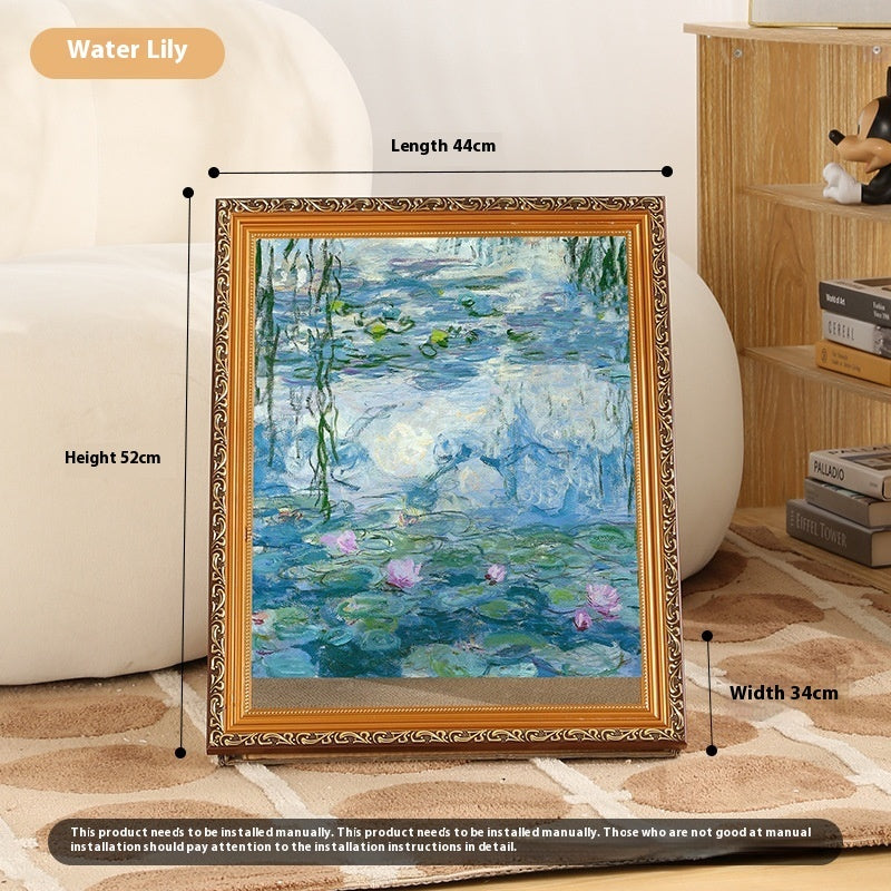 Retro Golden Cat Nest Cat Scratch Board Toy