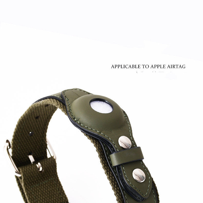 Airtag Pet Collar Leather Collar