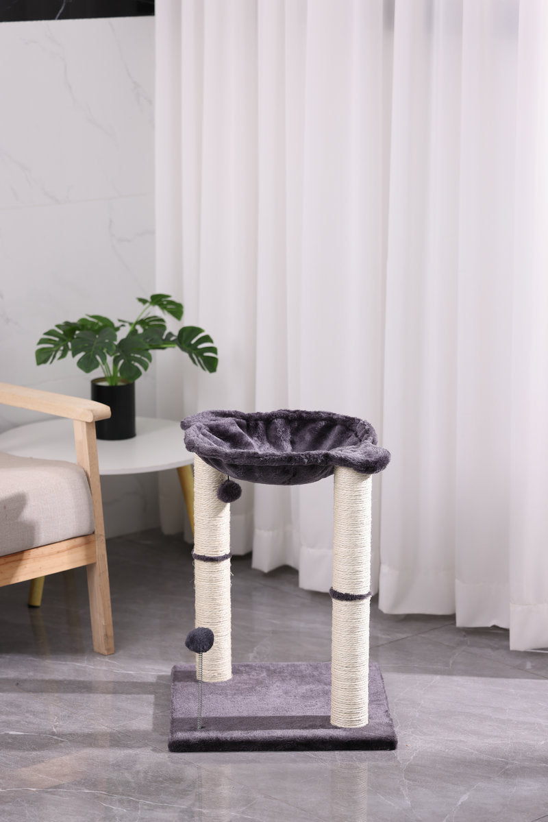 Cat Scratching Pillar Toy With Nest