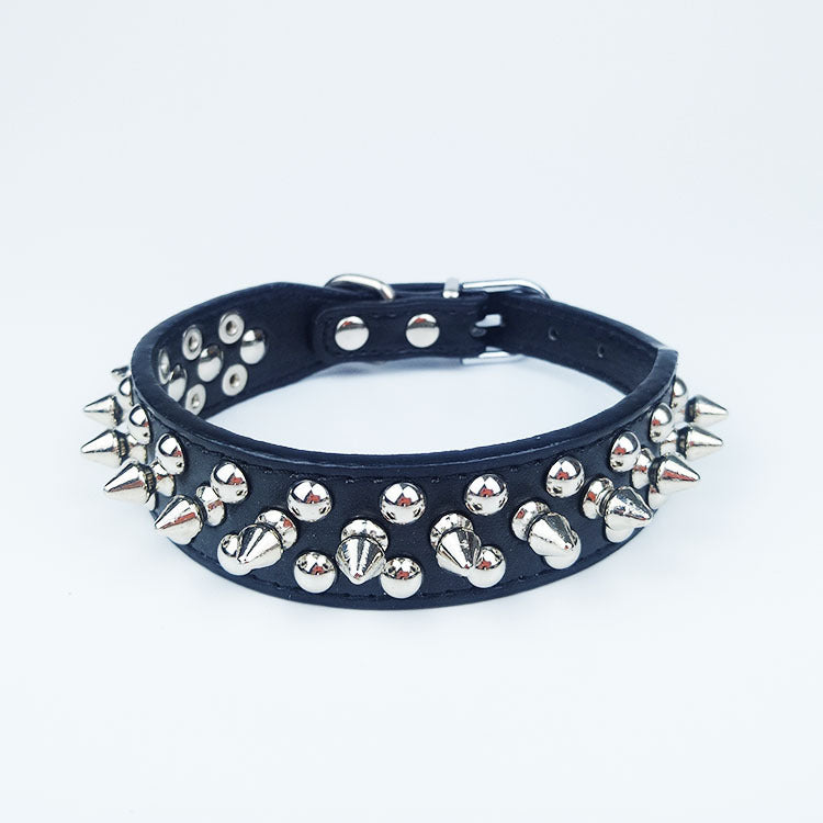 Leather Pet Collar Round