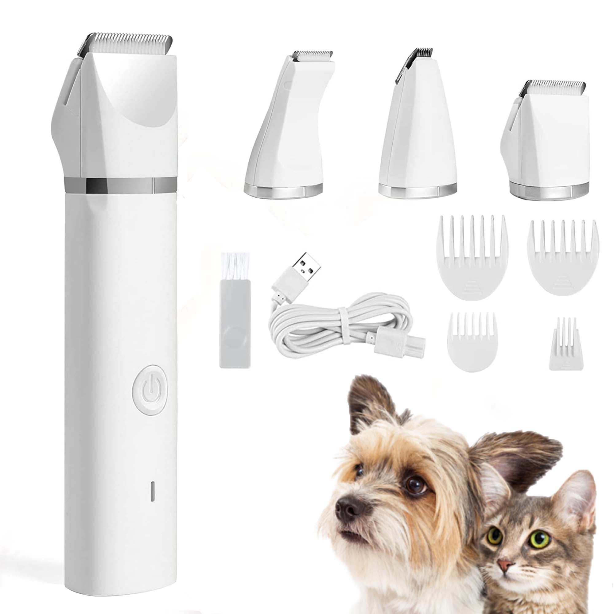 4 in 1 Pet Hair Clipper with 4 Blades
