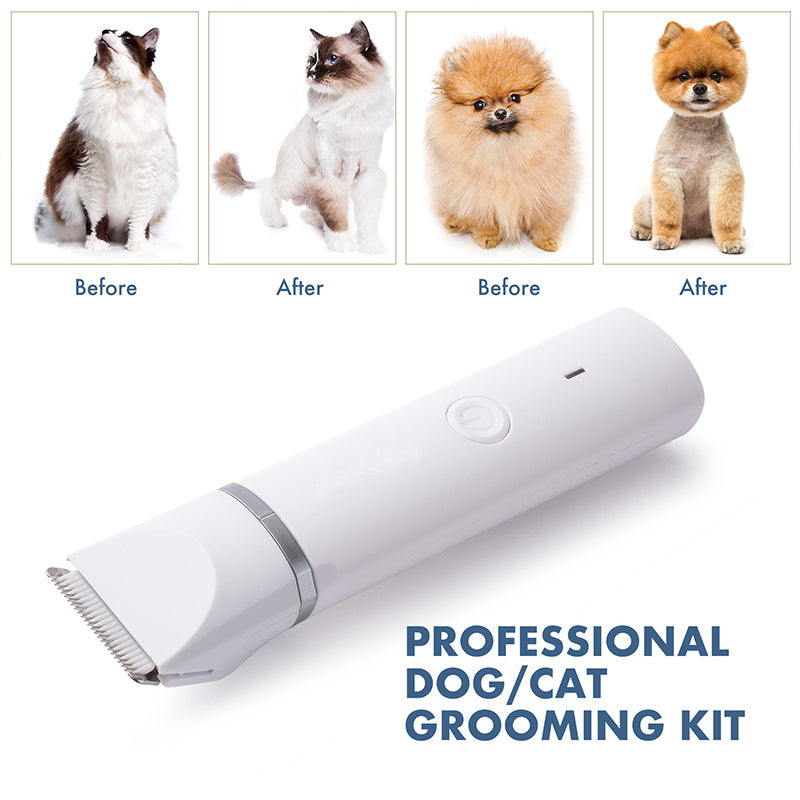 4 in 1 Pet Hair Clipper with 4 Blades