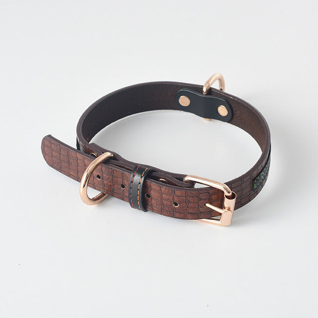 Leather Pet Dog Collar