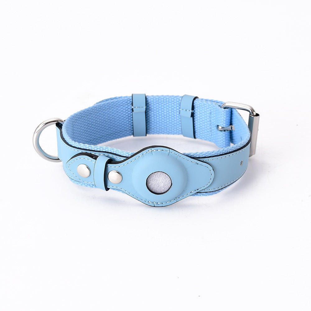 Airtag Pet Collar Leather Collar