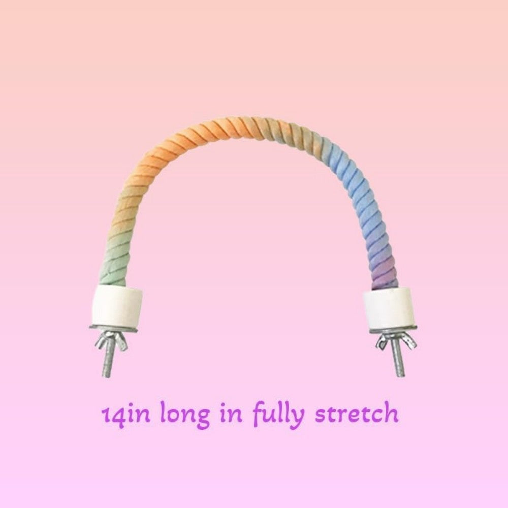 Bird Rope Perch Stand For Bird Cages