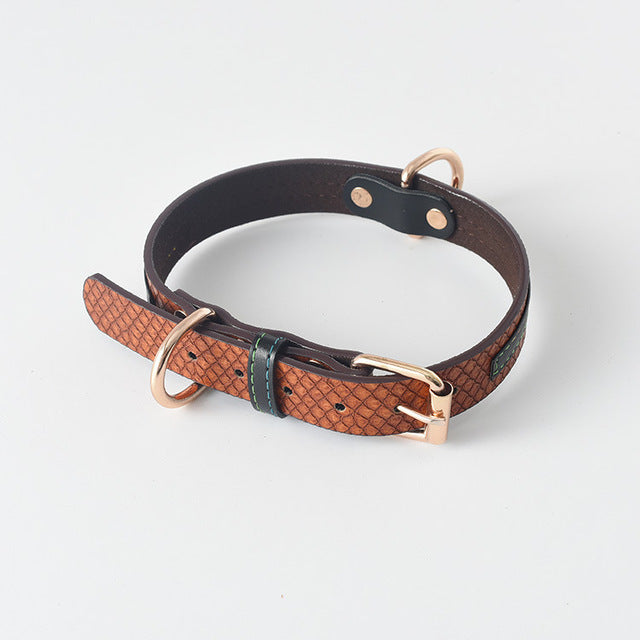 Leather Pet Dog Collar