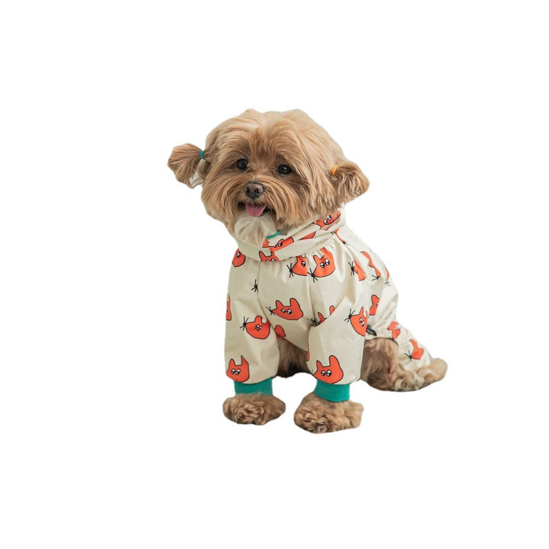 Fashion Pet Dog All-around Raincoat