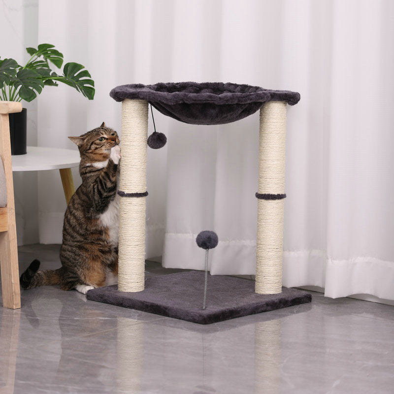 Cat Scratching Pillar Toy With Nest