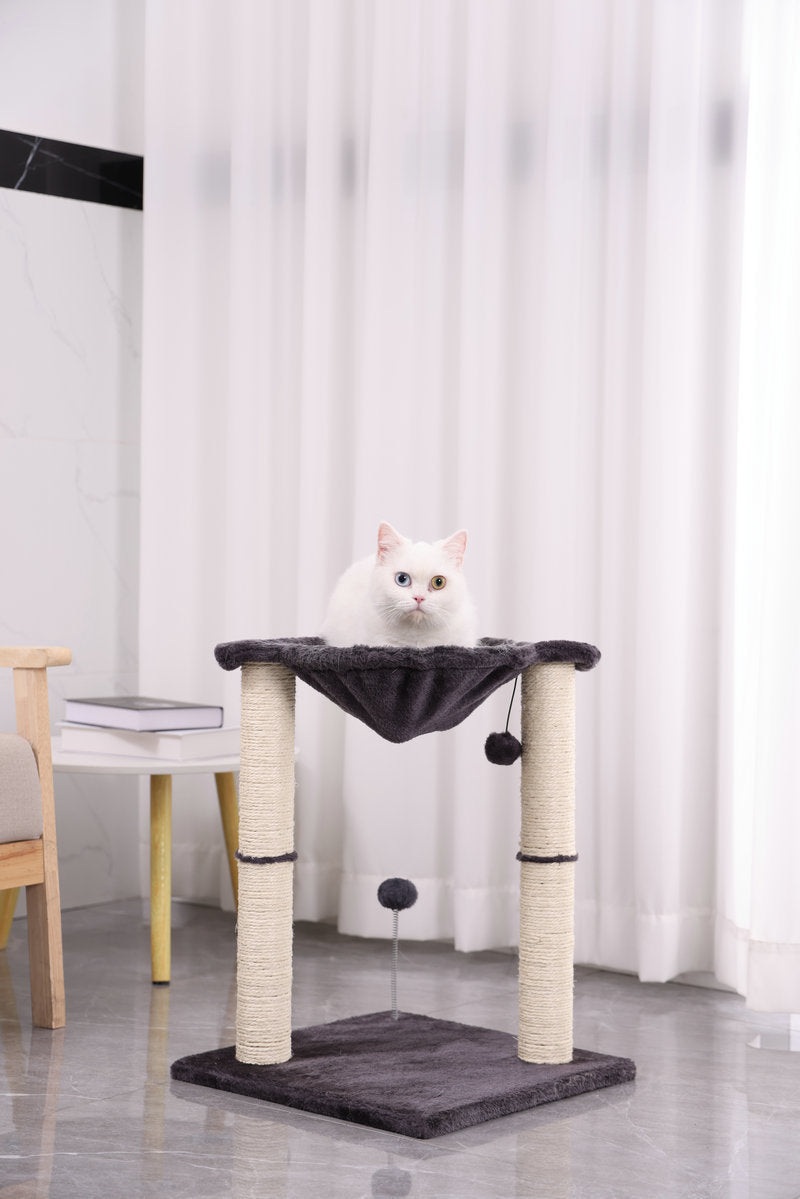 Cat Scratching Pillar Toy With Nest