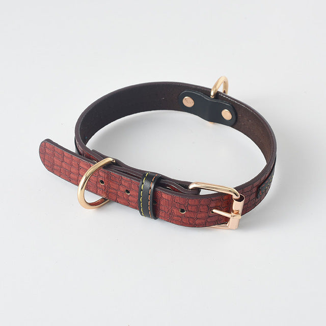 Leather Pet Dog Collar