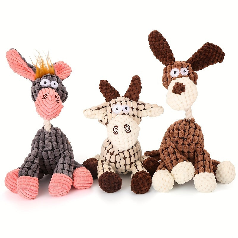 Plush Dog Chew Toys With Squeakers