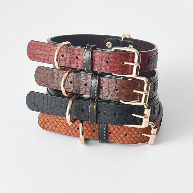 Leather Pet Dog Collar