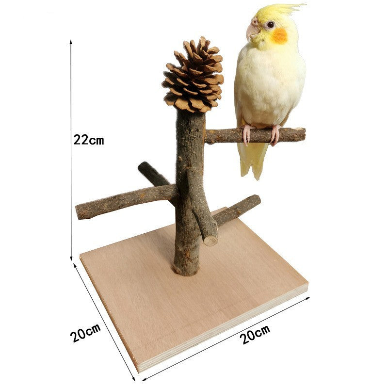 Solid Wood Parrot Station Frame