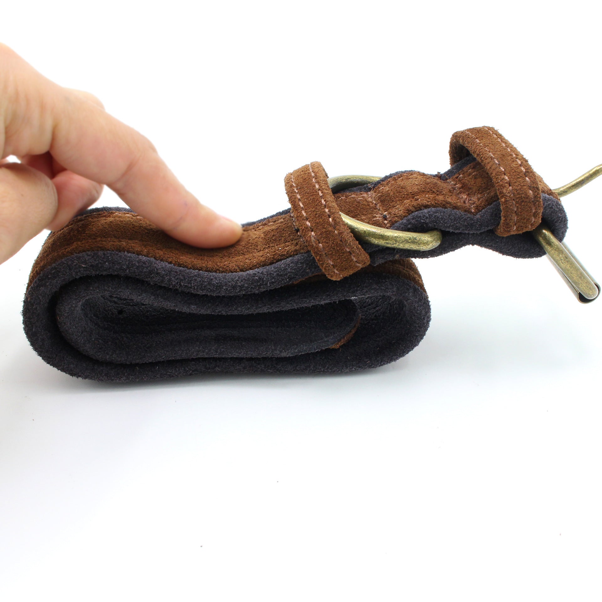 Double Contrast Leather Pet Collar