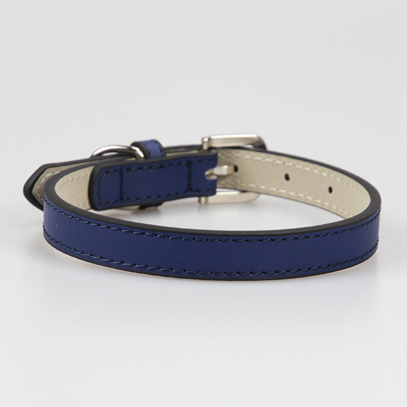 Leather Teddy Pet Dog Collar