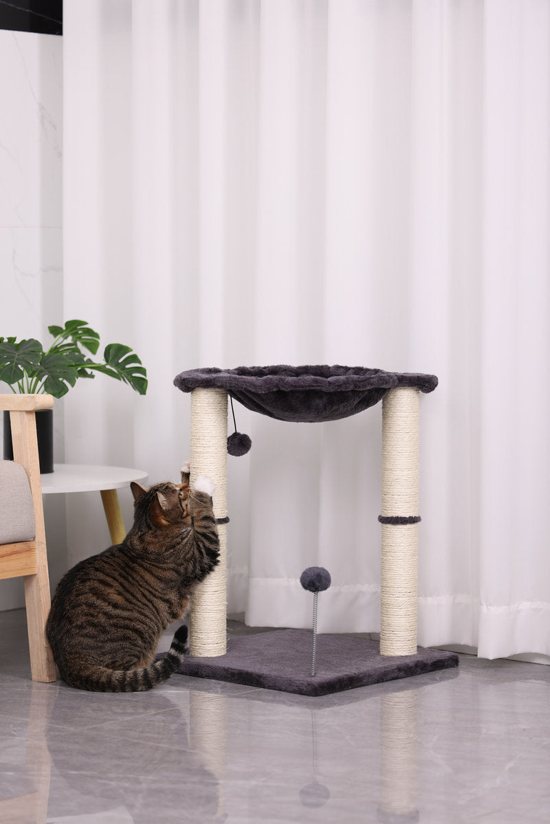 Cat Scratching Pillar Toy With Nest