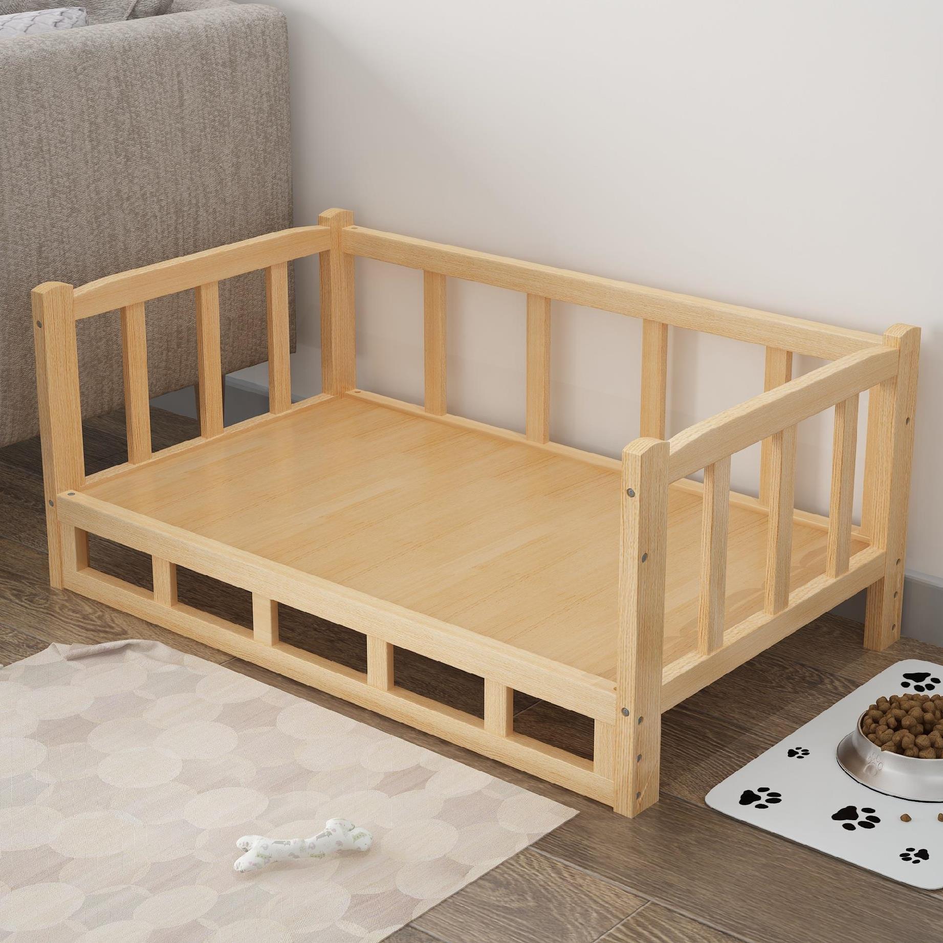 Wooden Bed Pet Dog Bed