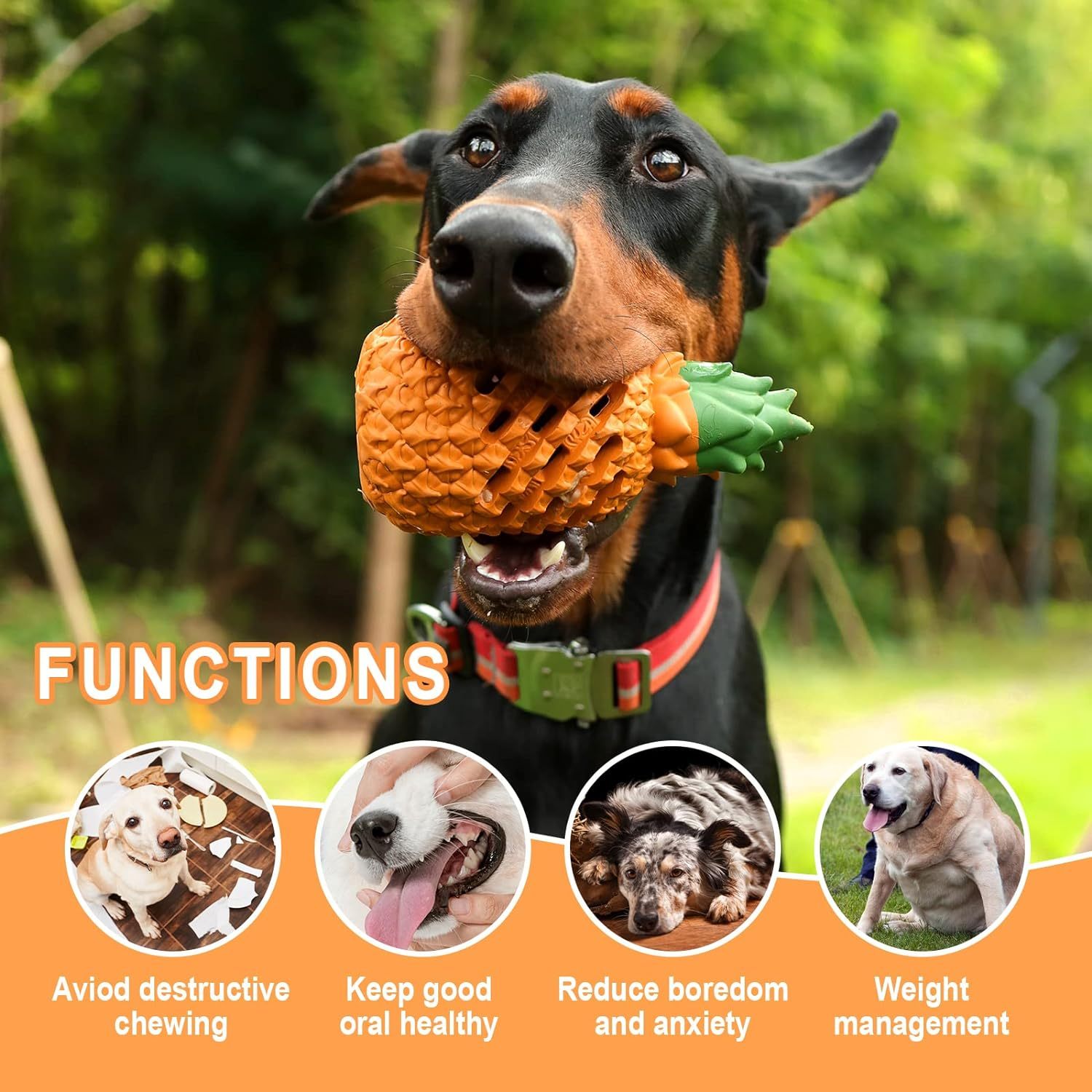 Dog Toys For Dogs Pineapple