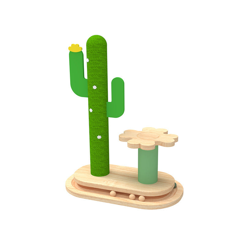 Cactus Cat Toy Wheel Grab