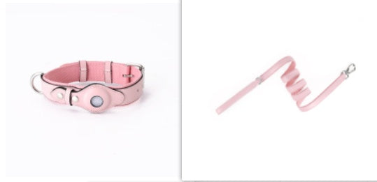 Airtag Pet Collar Leather Collar