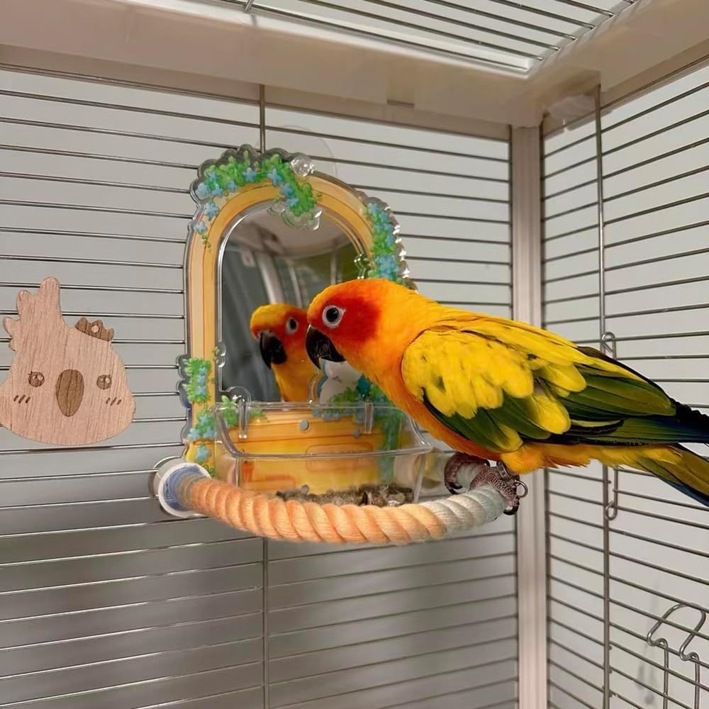 Bird Rope Perch Stand For Bird Cages