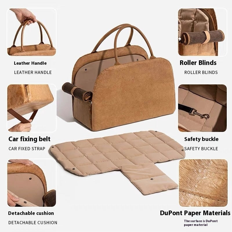 Portable And Lightweight Pet Car Kennel