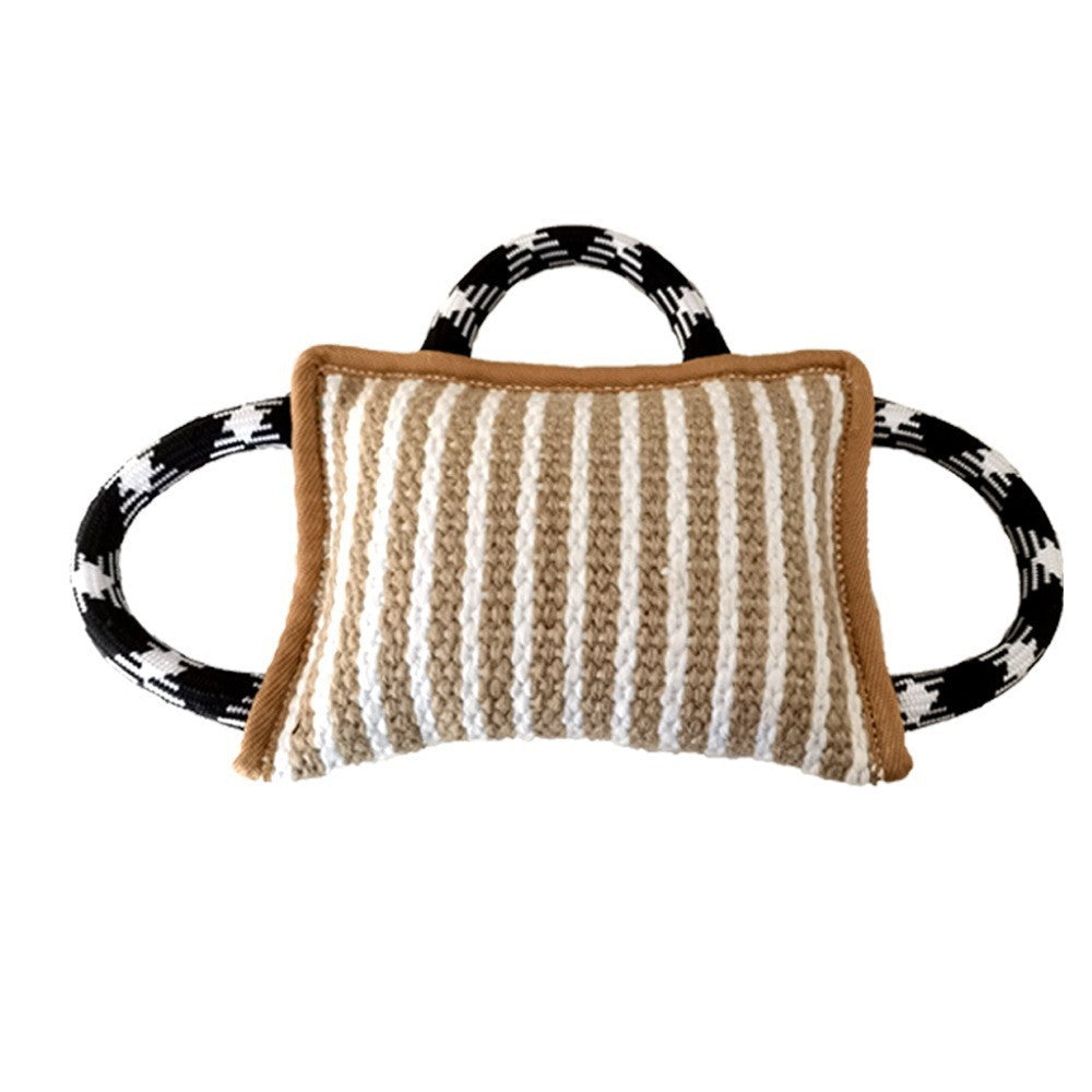 Dog Rope Toys Dog Jute Bite Pillow