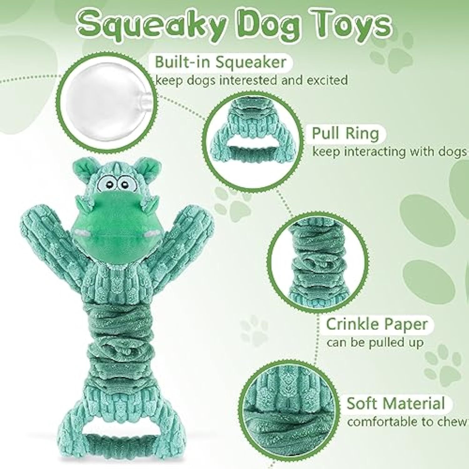 Large Squeaky Dog Toys Plush Dog Toys