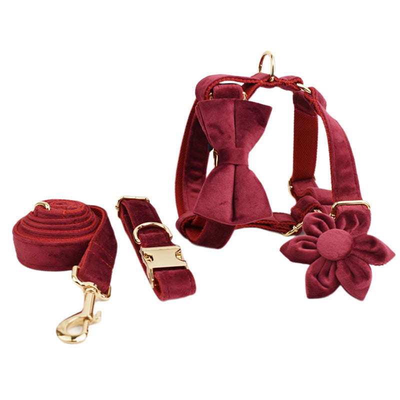 Pet Collar Dog Fabric Velvet