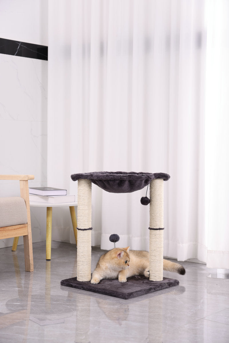 Cat Scratching Pillar Toy With Nest