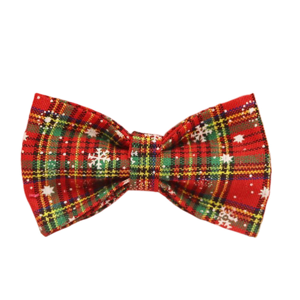 Green Background Christmas Pet Collar