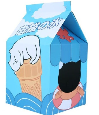 Milk Carton Cat Scratcher Cat Toy