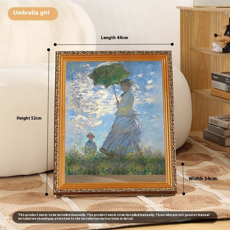 Retro Golden Cat Nest Cat Scratch Board Toy