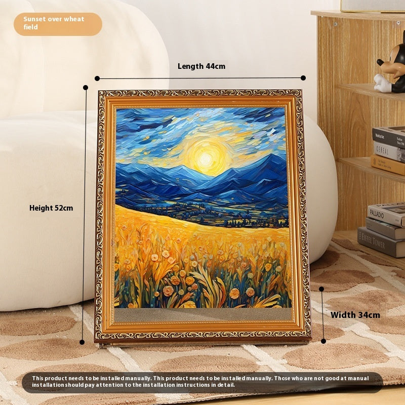 Retro Golden Cat Nest Cat Scratch Board Toy