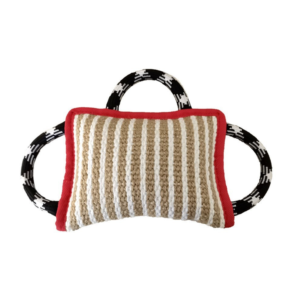 Dog Rope Toys Dog Jute Bite Pillow