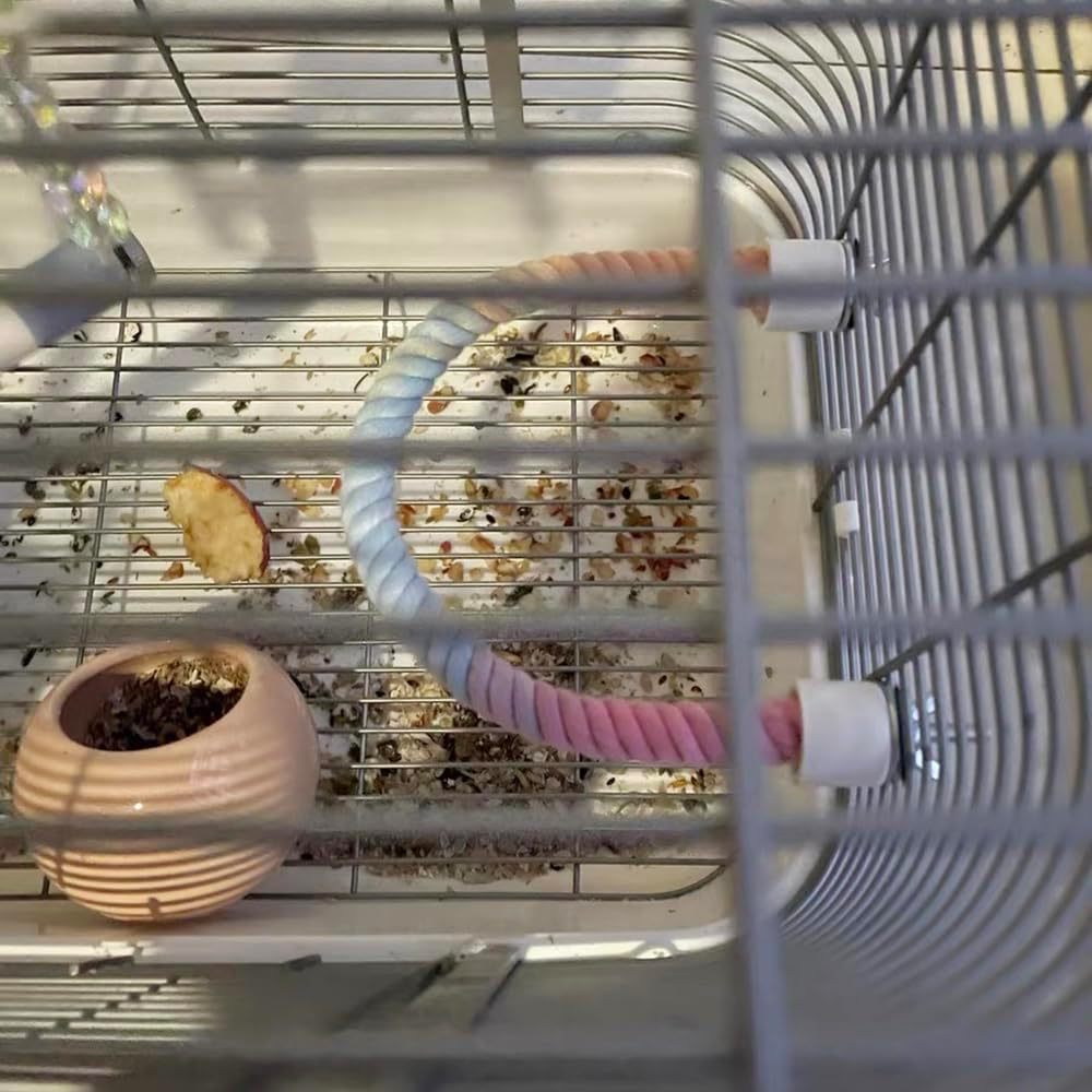 Bird Rope Perch Stand For Bird Cages