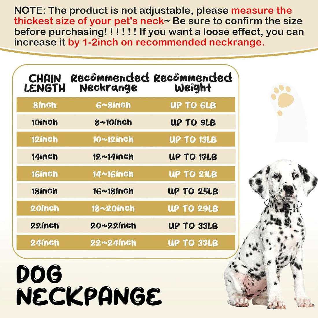 Dog Necklace Metal Cat Chain