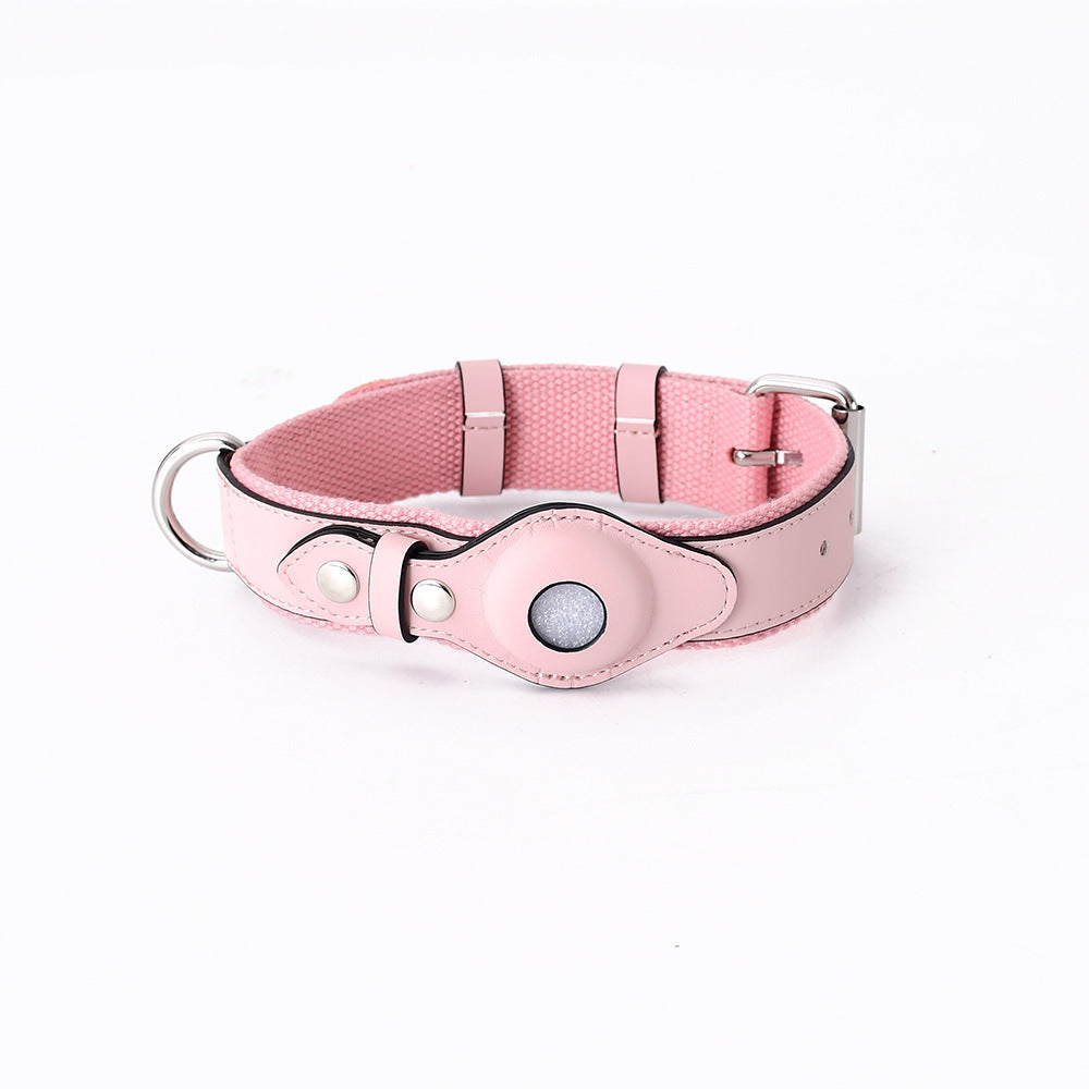 Airtag Pet Collar Leather Collar
