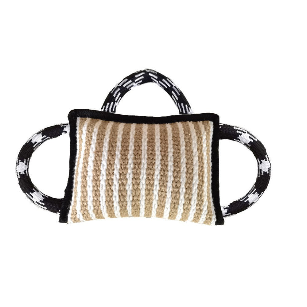 Dog Rope Toys Dog Jute Bite Pillow