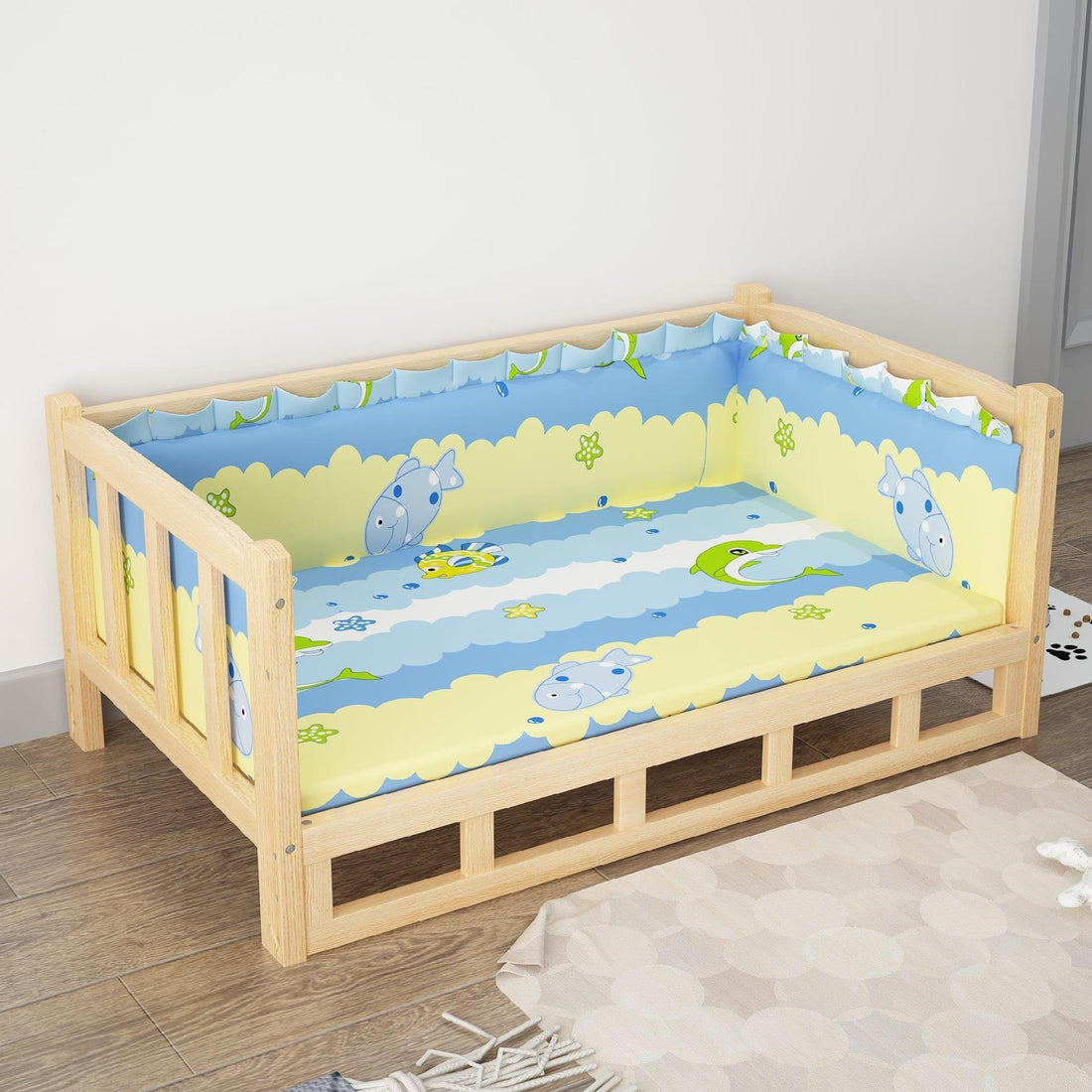 Wooden Bed Pet Dog Bed