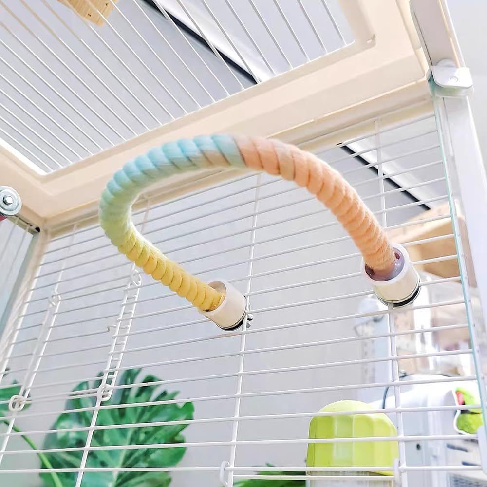 Bird Rope Perch Stand For Bird Cages