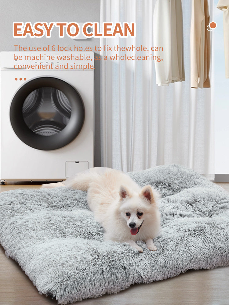 Portable Pet Kennel Long Plush House