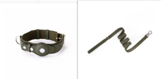 Airtag Pet Collar Leather Collar