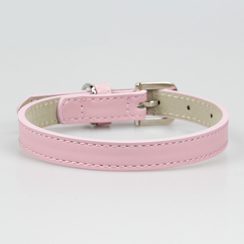 Leather Teddy Pet Dog Collar
